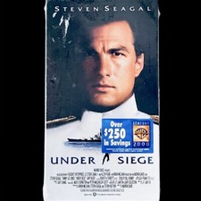 New Under Siege VHS 1993 steven Seagal Tommy Lee Jones Gary Busey SEALED VINTAGE