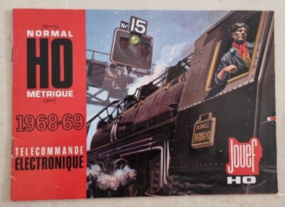 ELECTRONIC REMOTE CONTROL (Jouef HO) complete 32 pages, 1968-69 (electric trains