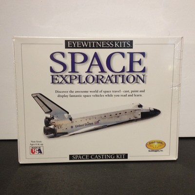 Eyewitness Model Casting Kit SPACE Shuttle Command Module + Saturn V NEW Sealed