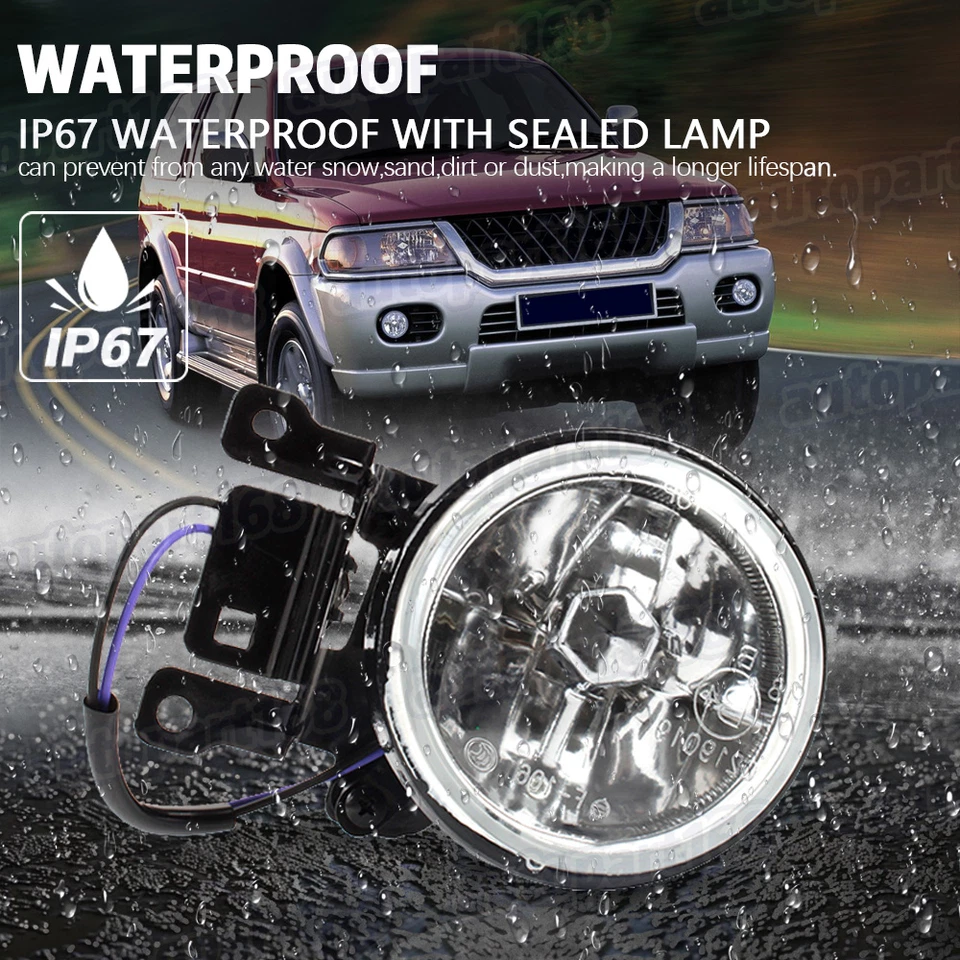 Правые светодиодные противотуманные фары для Mitsubishi Montero Pajero Sport 2000-2006 годов выпуска - Изображение 4 из 4