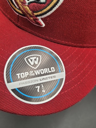 Florida State Seminoles TOTW Basic Logo Crimson Fitted Cap Sz 7 1/4 - Picture 3 of 10