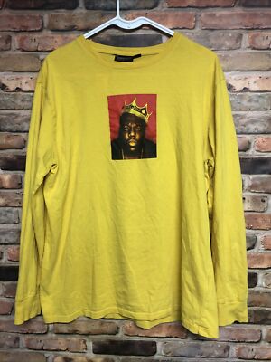long Sleeve t shirt Size LG Yellow 