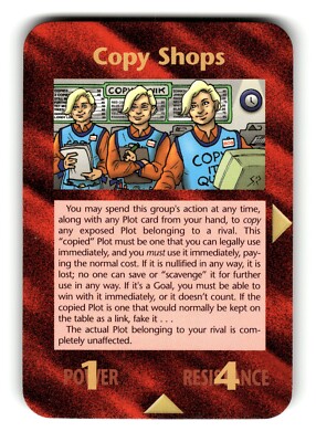 Copy Shops Card INWO Illuminati New World Order Assassins Game 24