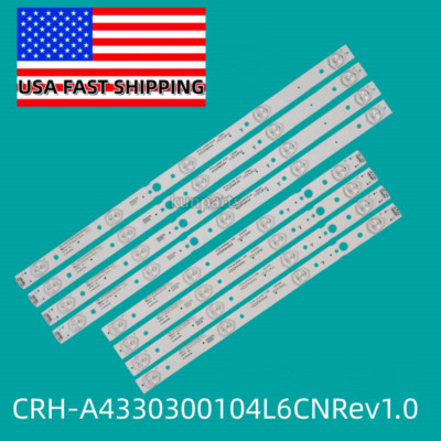 LED Strips For  LG 43 TV 43UJ620V 43UJ6200-UA 43UJ630V CRH-A4330300104L6CNRev1.0
