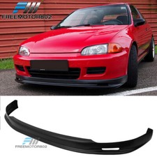 Fit 92-95 Honda Civic Eg Coupe Hatchback Mugen Style Pp Front Bumper Lip Spoiler