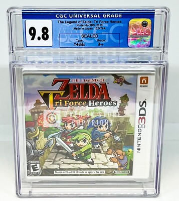 The Legend of Zelda: Tri Force Heroes - Nintendo 3DS - CGC 9.8 A++
