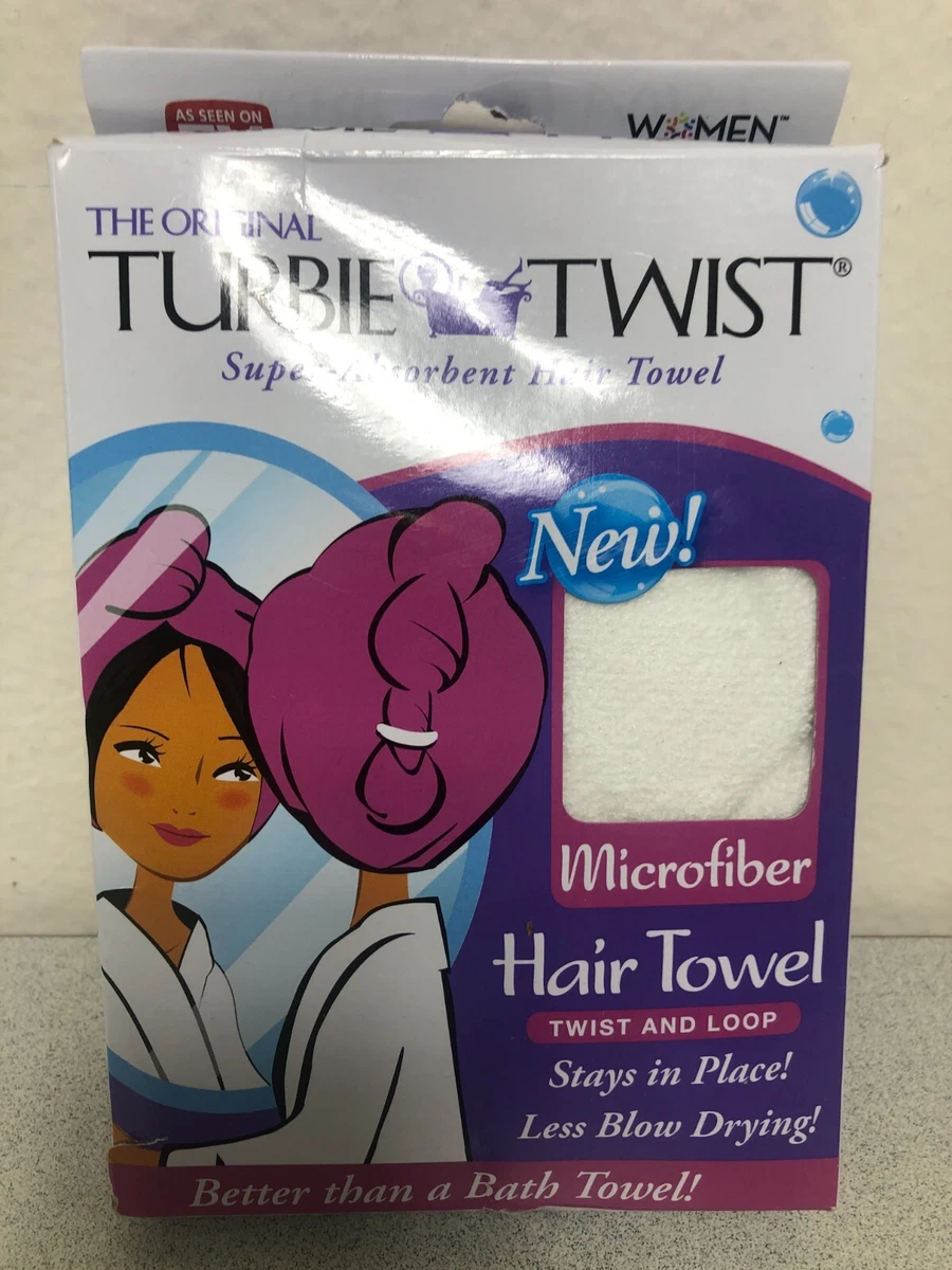 Original Turbie Twist Microfiber Hair Towel Super Absorbent One