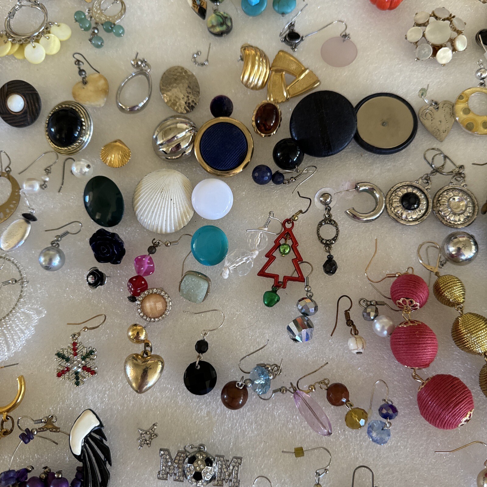 Large Lot Of Single Unmatched Earrings Vintage eBay