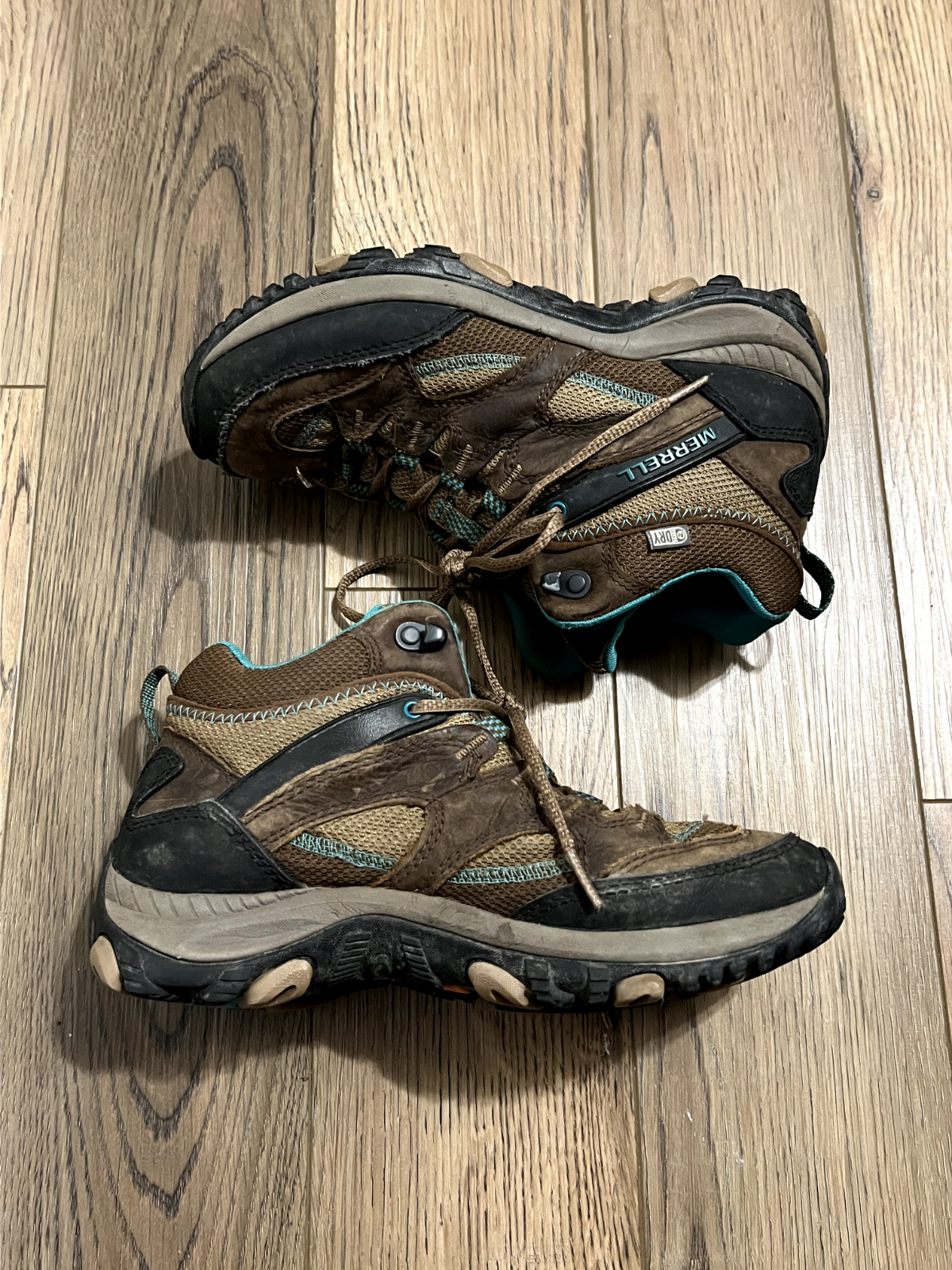 Merrell Dark Earth Perfomance calzature donna taglia 8 escursionismo impugnatura a scelta