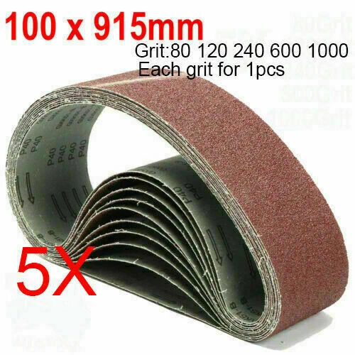 Sanding Belts 100x914 610mm 75x533 457mm 150x1220mm Sander Sheet P40-1000 Grits - Picture 13 of 31