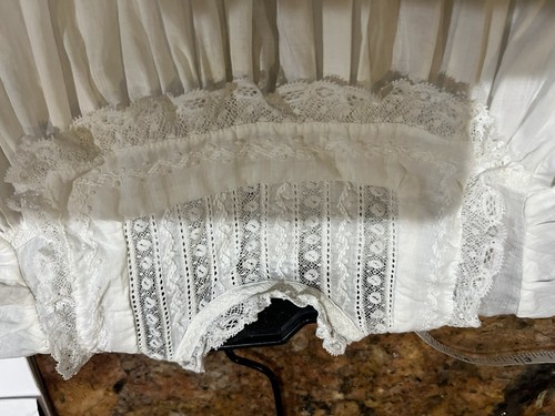 Antique Christening Gown For French Or German Bisque doll baby - Picture 13 of 13