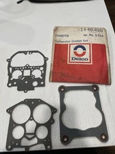 NOS Delco 7046779 Carburetor Gasket Set 1973 Corvette 4 Barrel OEM