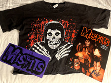 Misfits T-shirt, Picture book, Sticker autographed by all members in 1999