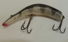 Vintage Kautzky Lazy Ike 3 Crankbait fishing Lure 3" see photos