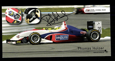 Thomas Holzer Autogrammkarte Original Signiert Motorsport+G 17508