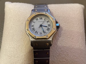 cartier santos stahl gold automatik
