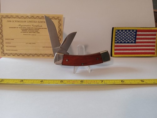 Schrade U.S.A. 3rd Gen COCA-BOLA C642 1980's Pocket Knife - Picture 3 of 9