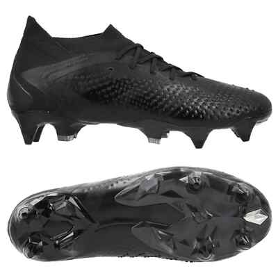 Adidas Predator Accuracy.1 SG Soccer Cleats Men's Size US 8 GW4581 Black