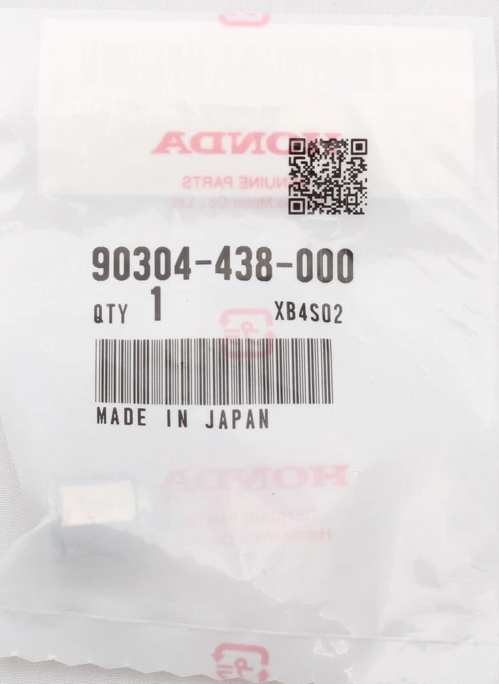 Original Hutmutter 6mm M6 chrom Krümmer für Honda # 90304-438-000 - Bild 4 von 4