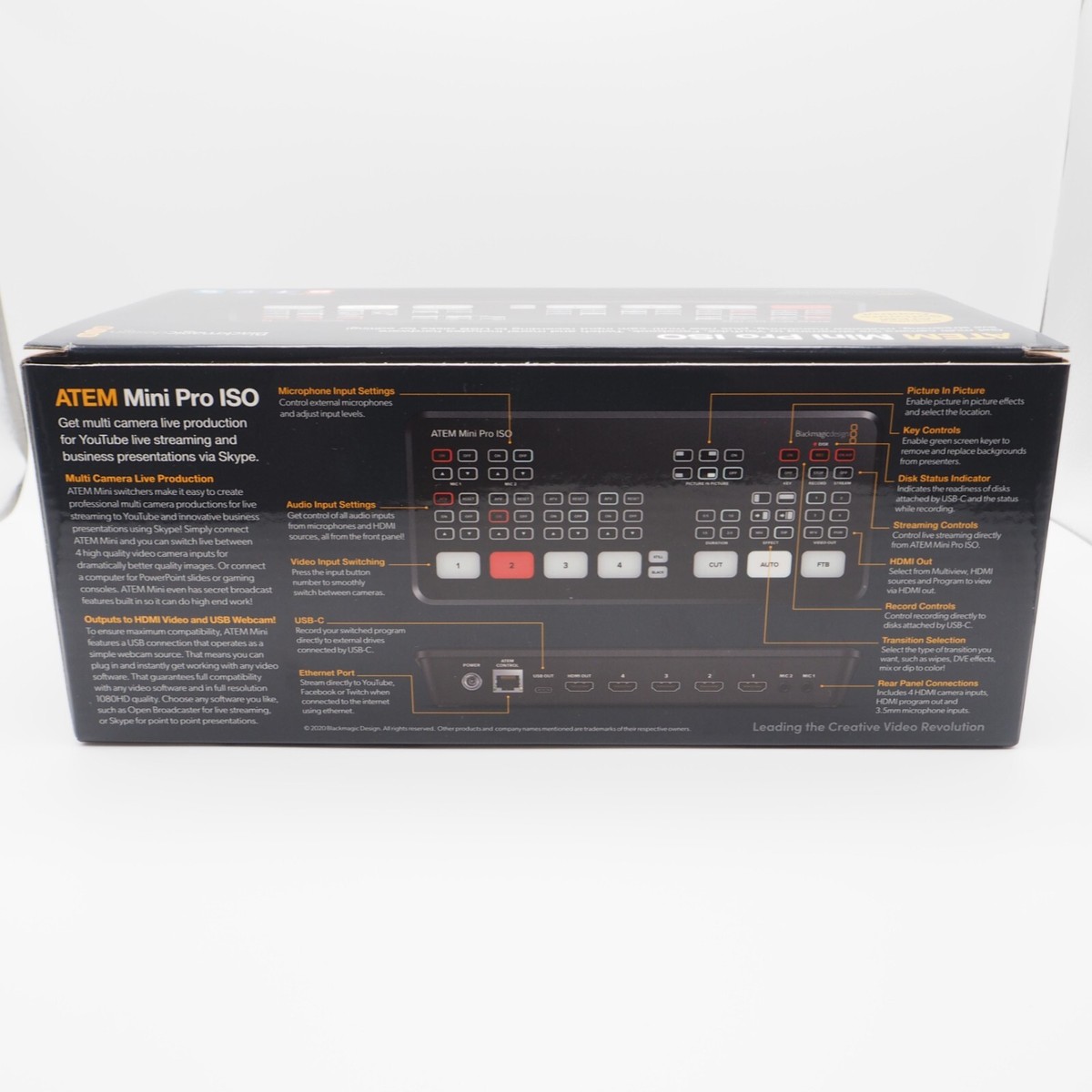 Near Mint] Blackmagic Design ATEM Mini Pro ISO Live Production