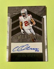 2022 Chris Olave Auto Leaf Draft -Ultimate Weapon- SAINTS #UW-CO1 Silver Foil