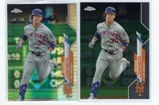 Lot (22020 Topps Chrome MICHAEL CONFORTO Prism Refractor & Base Card #35