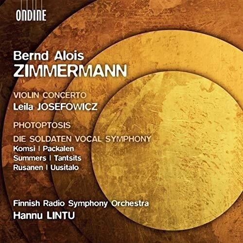 ZIMMERMANN / JOSEFOWICZ - VIOLIN CONCERTO / PHOTOPTOSIS NEW CD - Picture 1 of 1