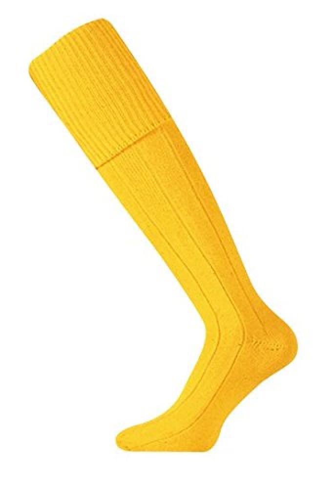 (TG. Senior/7-12) Mitre-Mercury, Calzini da calcio, Colore giallo, Taglia Senior