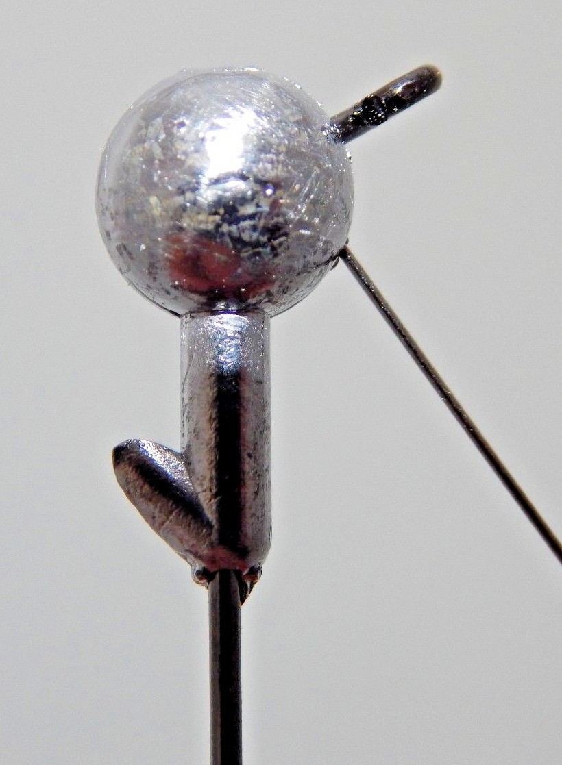 (25) 1/4 oz 3/0 Weedless jighead wire FLAT EYE grub head swimbait Umbrella rig - Image 4