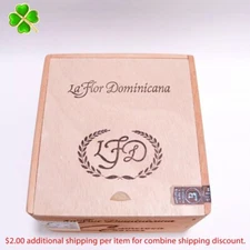 La Flor Dominicana Cameroon Cabinet No. 5 Wood Cigar Box 5.5" x 5.25" x 3.5"