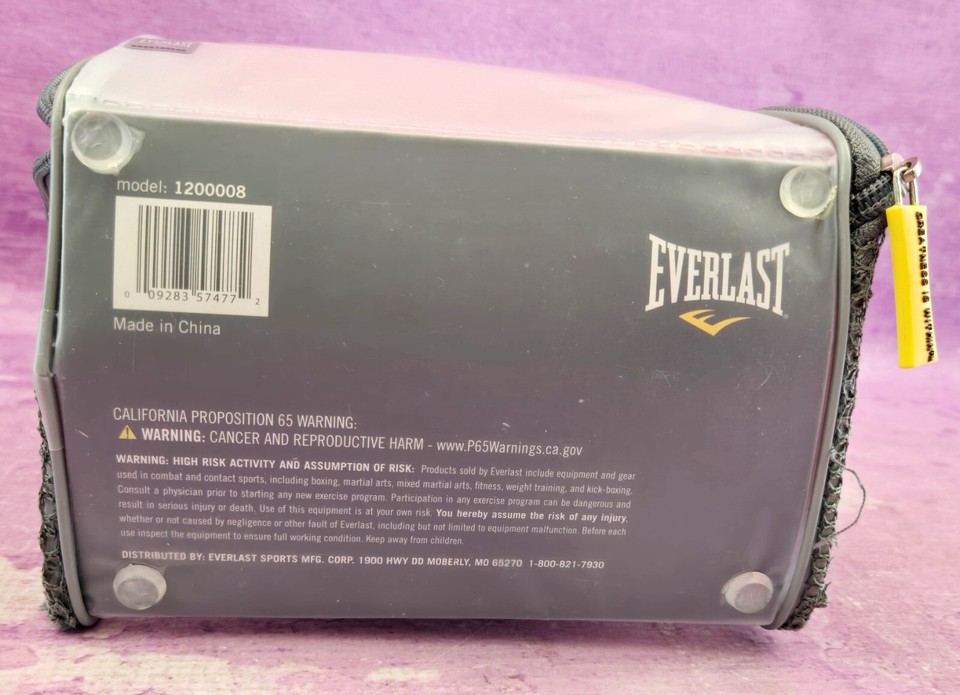 Everlast Boxing Gloves Red 14 oz Pro Style Training Travel Storage Case ...