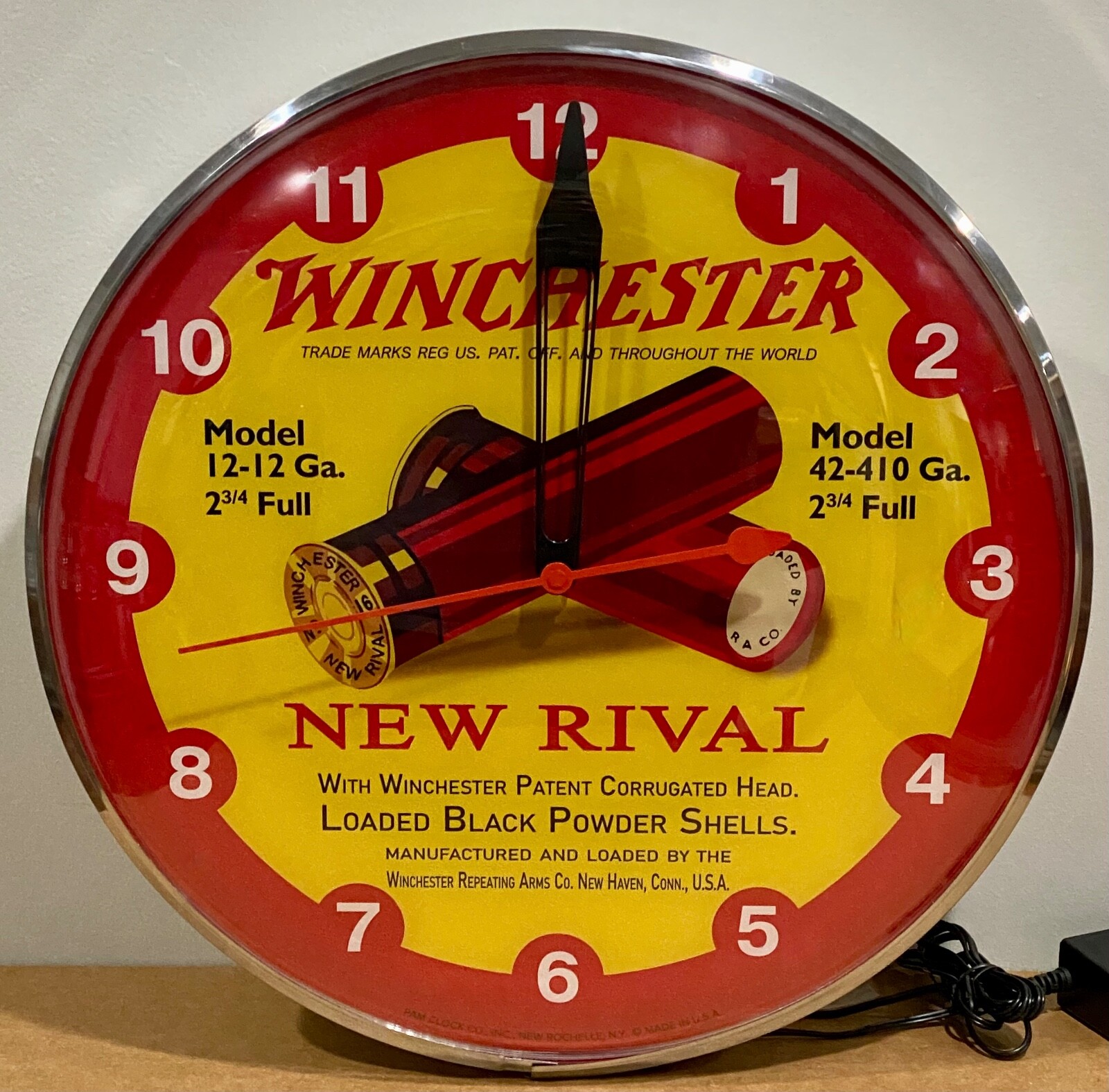 Winchester Loaded Black Powder Shotgun Shells Lighted Advertising Pam