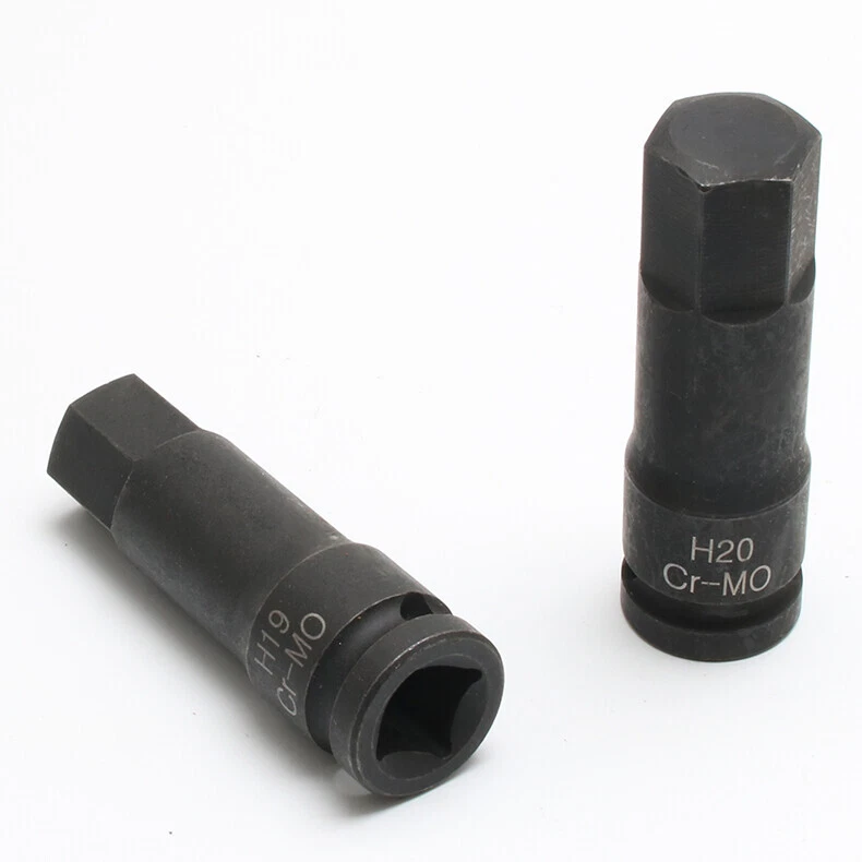 T30-T90/ Hex H5-H19 Socket  1/2" Drive Long Impact Adaptor Sockets Torx - Image 4 of 4