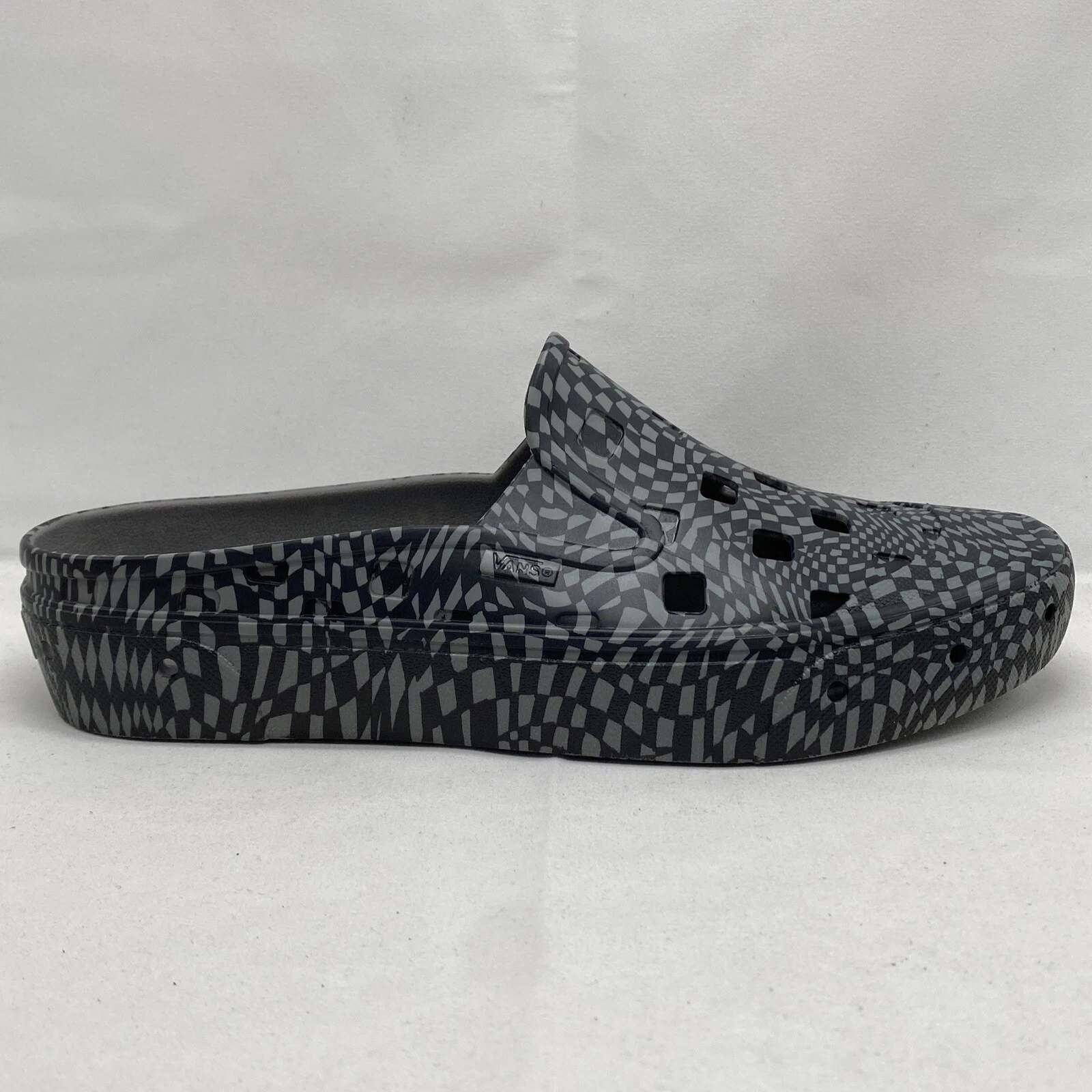 VANS Slip On Mule Trk Uomo Taglia 11 Donna 12 5 Nero Grigio Grigio VN0005V8174