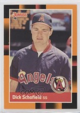 1988 Donruss Baseball's Best Box Set Dick Schofield #195 1m8