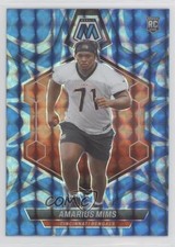 2024 Panini Mosaic Rookies Reactive Blue Mosaic Prizm Amarius Mims #318 0f72