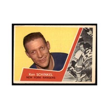 1963 Topps Ken Schinkel New York Rangers #62