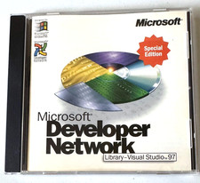 Microsoft MSDN Library for Visual Studio 97 Install CD w/ License