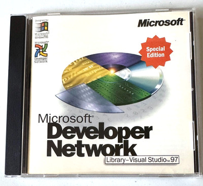 Microsoft MSDN Library for Visual Studio 97 Install CD w/ License