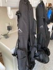 Himal Golf Travel Cover Bag with Wheels - Black