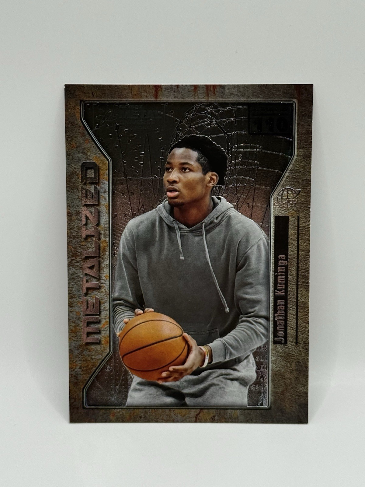 2021 Skybox Metal Universe Champions - Metalized Rookies Jonathan Kuminga #110