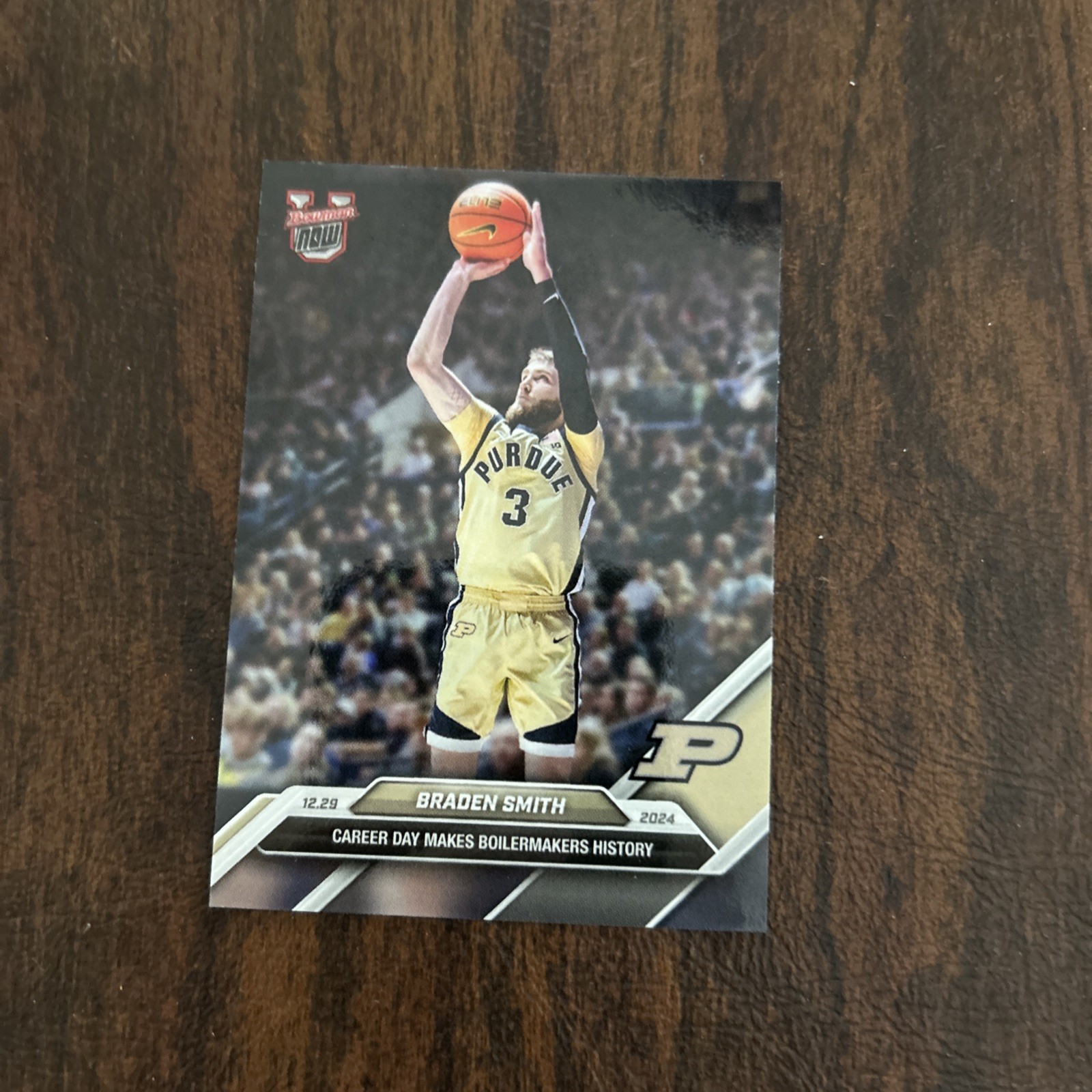 2024-25 Bowman U Now Topps #36 Braden Smith Base Card In Hand