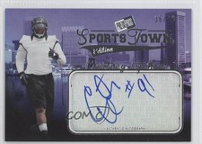 2012 Press Pass Sports Town Edition Silver 36/99 Courtney Upshaw #STCU Auto 0b2