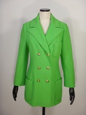 Vintage LILLI ANN Bright Green Two-Piece Pants Suit Jacket