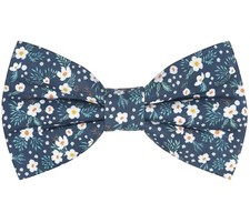 Mens Cotton Floral Pre-tied Bowtie Flower Pattern Bow Tie for Wedding Fl20