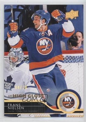 2014-15 Upper Deck UD High Gloss 4/10 Frans Nielsen #371 0c3