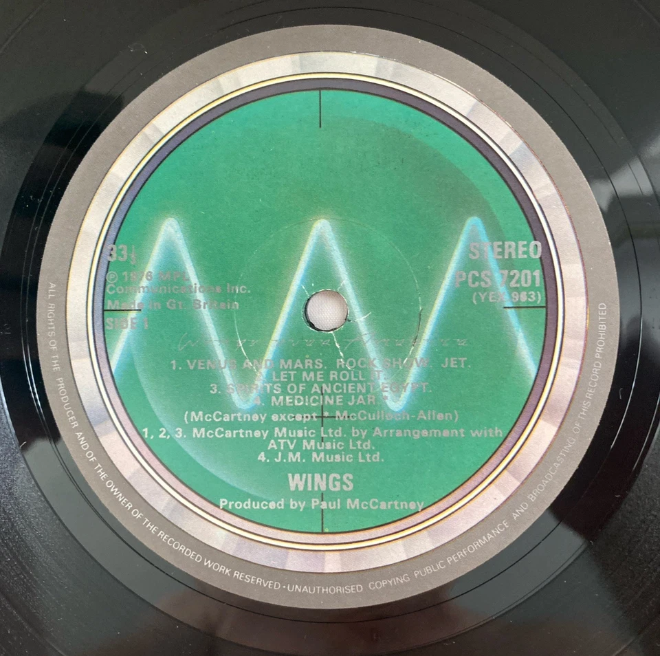 Paul McCartney & Wings - Wings Over America 3 x LP Record PCSP720 Poster 1976 Ex - Image 3 of 4