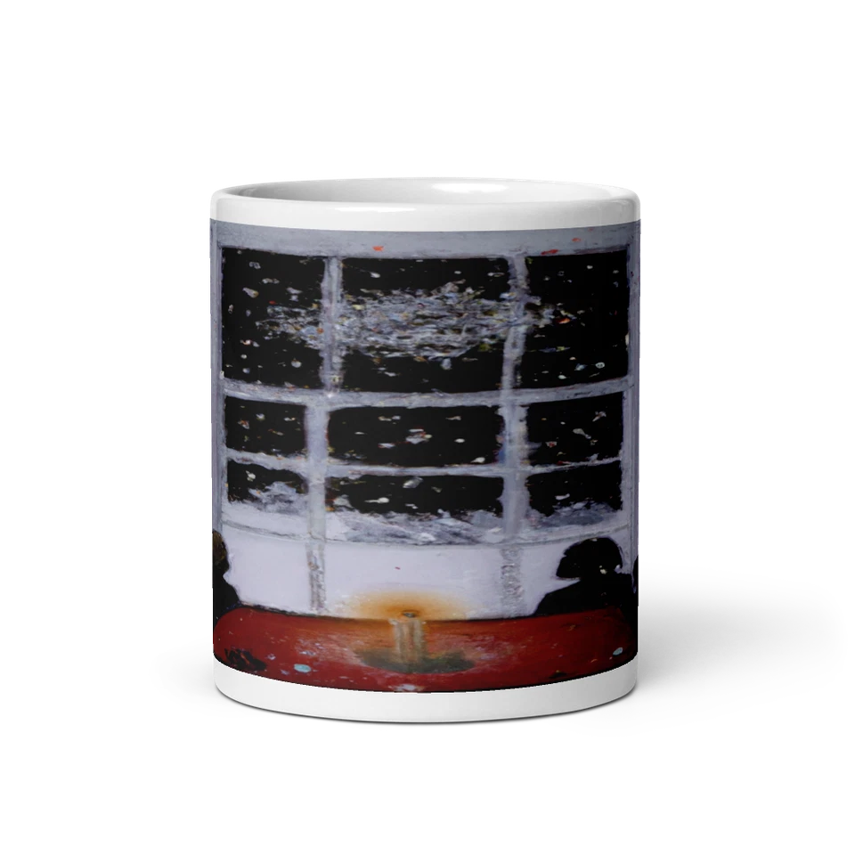 Futuristic New Year's Celebration Holographic Mug - Image 2 of 3