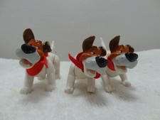 Disney Oliver & Company Dodger Figure 1988 Poseable Dog with Scarf Vintage (3)ea