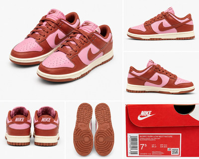 Size 7.5 - Nike Dunk Next Nature Low Dark Pony Elemental Pink W